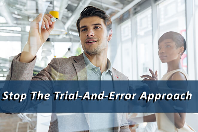 stop the trial-and-error apparoach to sales