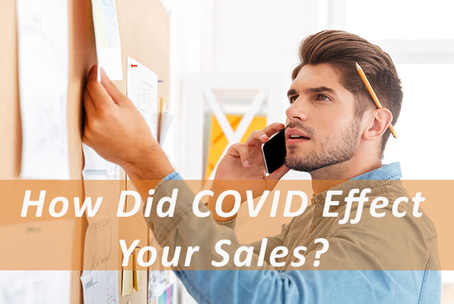The effect COVID-19 had on sales